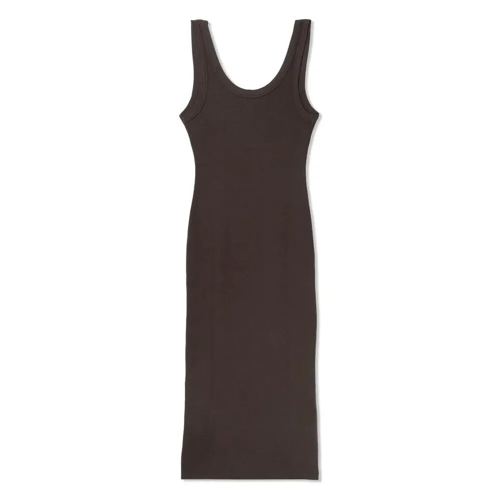 $185 New Cotton Citizen Verona Midi Dress - Espresso - XS